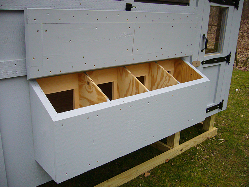 Get How to build a nesting box for a chicken coop
 