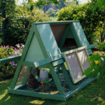 Mobile A Frame Chicken Coop 10 free chicken tractor or