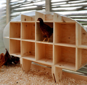 Homemade Chicken Nesting Boxes