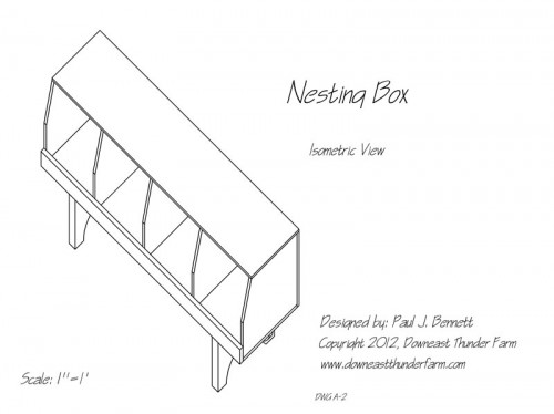 Chicken Nesting Boxes Plans